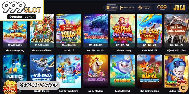 Bắn cá 999SLOT đình đám trên khắp các diễn đàn giải trí đổi thưởng