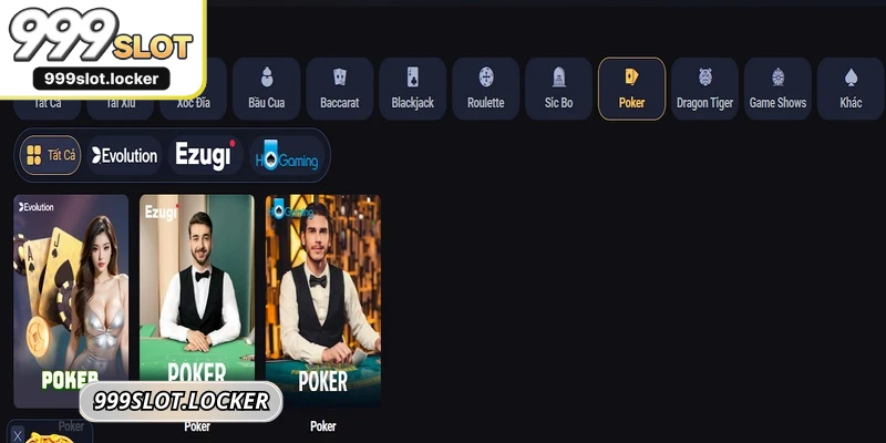 Poker là một cái tên đang được săn đón nhiều nhất sòng casino