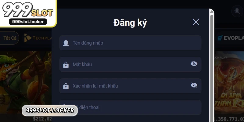 Điền đầy đủ thông tin mở tài khoản theo yêu cầu hiển thị