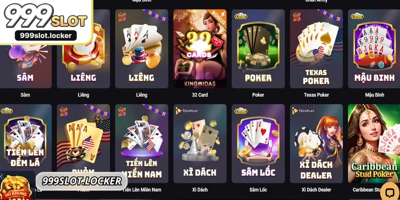 Game bài 999SLOT thu hút sự chú ý của đông đảo người chơi